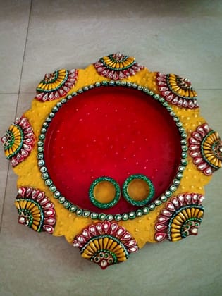 Rajasthani Puja Thali by aapnikala