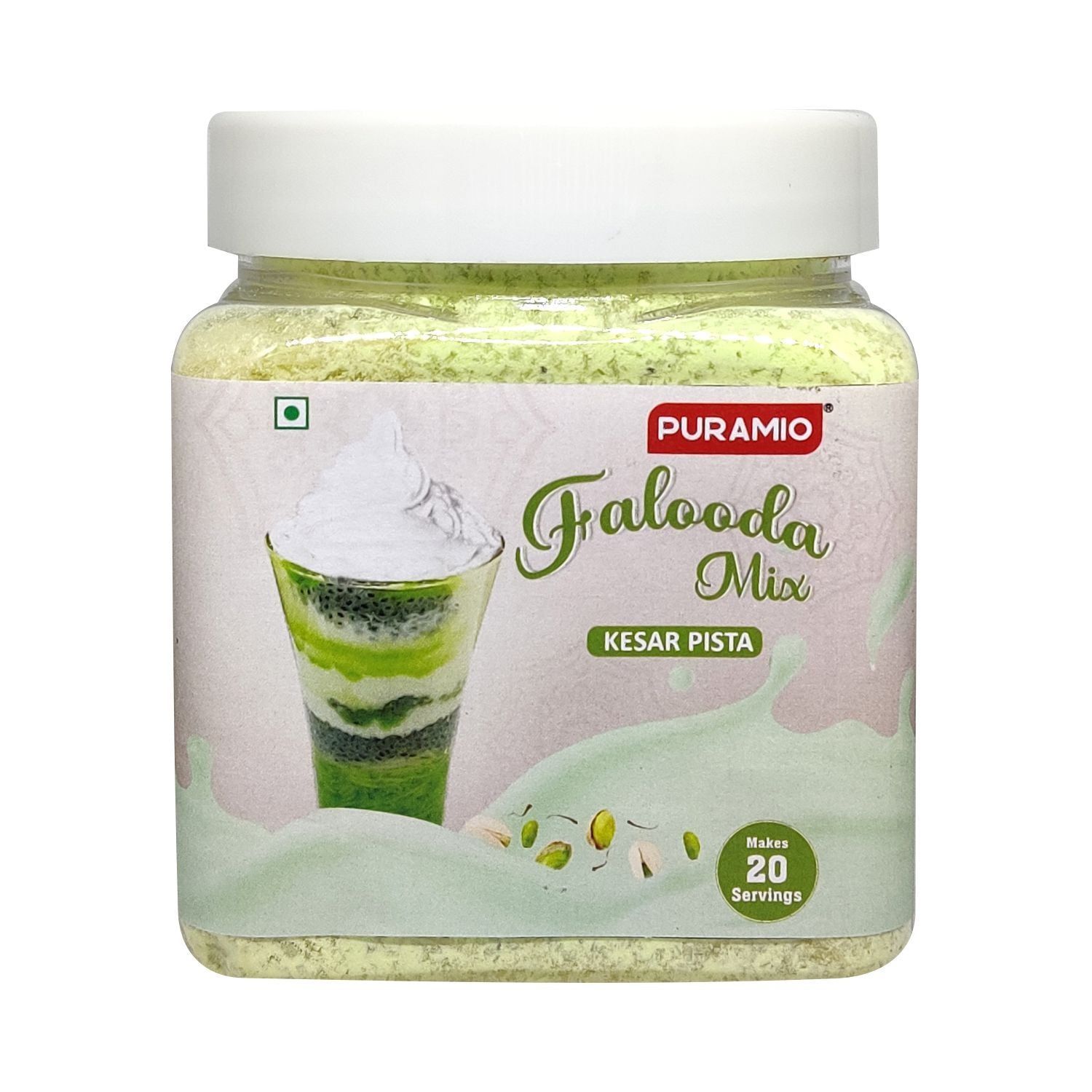 Puramio Falooda Mix Kesar Pista, 500 gm