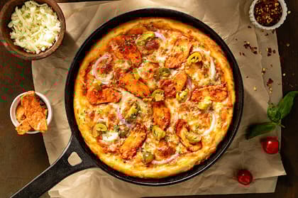 Sourdough Grilled Chicken Pan Pizza (8 Inch)