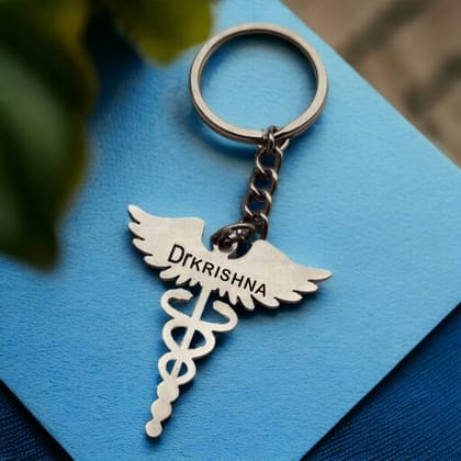 PERSONALISED METAL KEYCHAIN WITH NAME