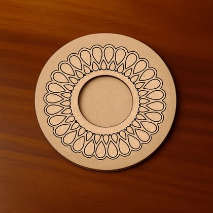 Dbeautify's Floral Loop MDF Candle Holder