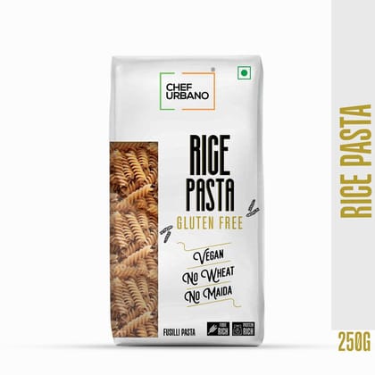 Chef Urbano Pasta Rice Fusilli Pouch 250 Gms