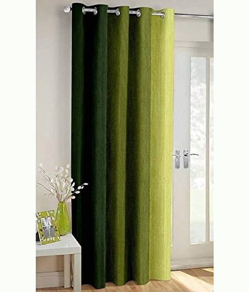 Sai Arpan Abstract Printed Semi-Transparent Eyelet Curtain 7 ft ( Pack of 1 ) - Multicolor