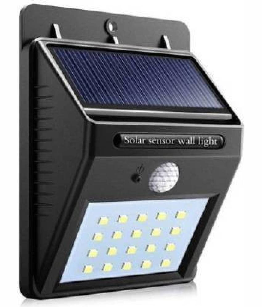 Spark World Above 50W Solar Outdoor Wall Light ( Pack of 1 )