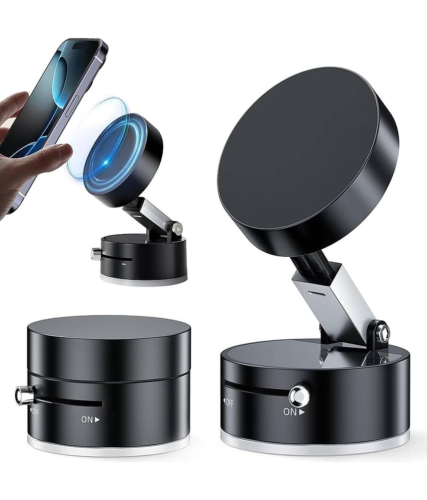 THRIFTKART Dashboard & Windshield Magnetic Car Mobile Holder - Black