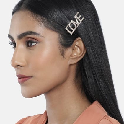 Women Rose Gold Set of 6 Bobby Pins