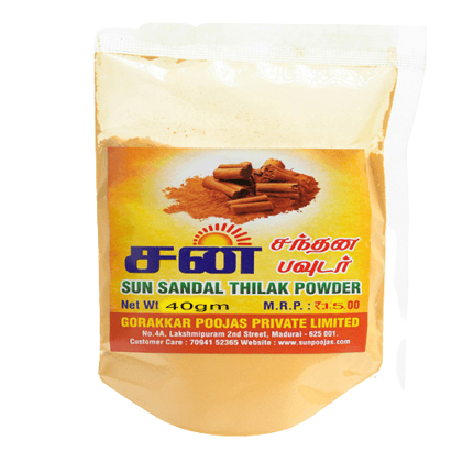 Sun Original Sandal Tilak Powder 40 Gms