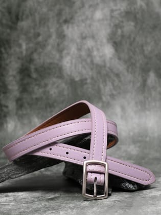 Lavender Solid Waist Belt-Belt