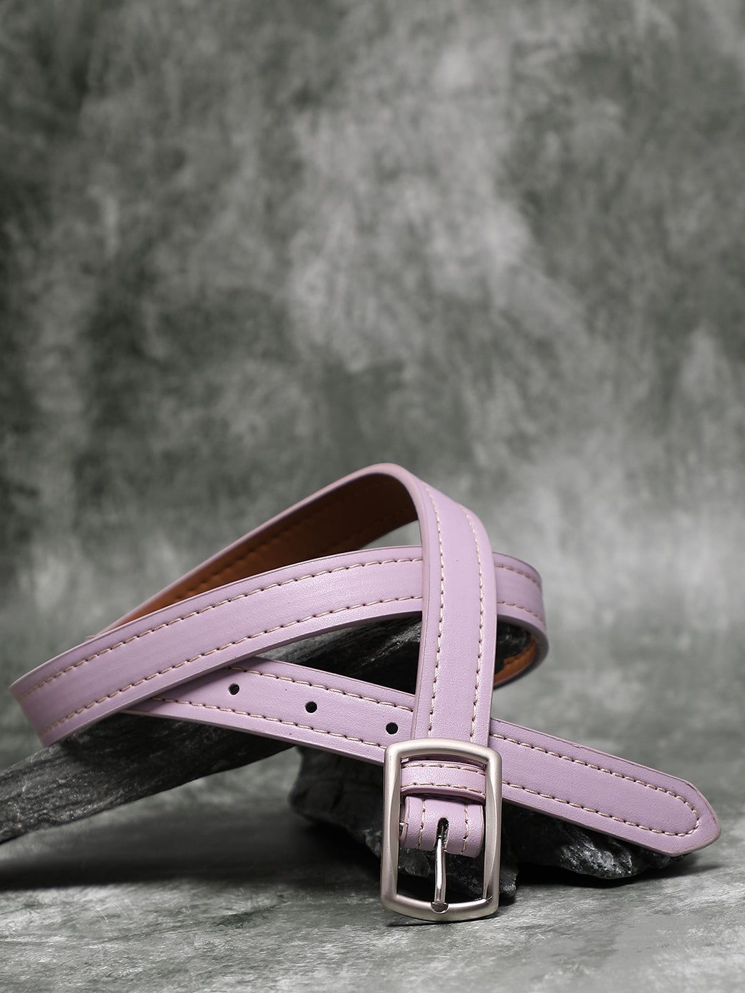 Lavender Solid Waist Belt-Belt