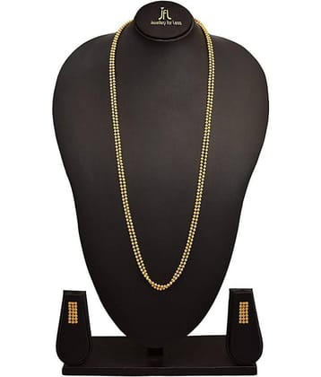 JFL - Jewellery For Less Golden Copper Necklace Set ( Pack of 1 )