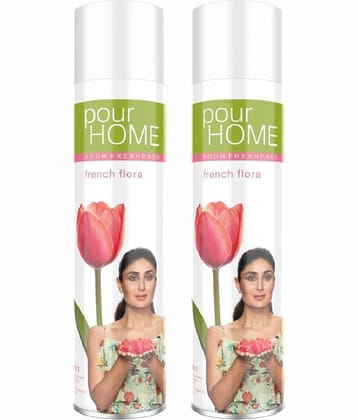 POUR HOME French flora Room Freshener Spray, 220ml Each (Pack of 2 )