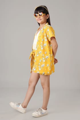 Limerence Floral 3 Piece Co-ord Set For Girls-1 Year / Tuscany Yellow / KSG01-DPMC002-1-NILL-NILL-NILL-NILL-THY02-FS03-NILL-NILL-NILL-NILL-NILL||KBT08-DPMC002-0.75-NILL-NILL-EL03-7 INCH-THY02-NIL