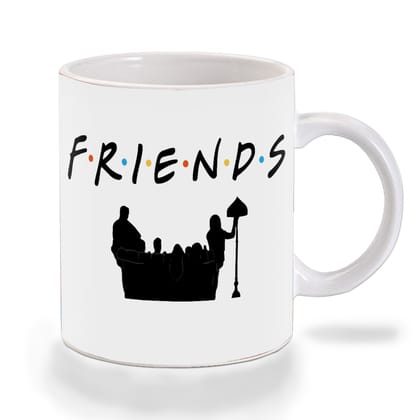 Multicolor Friends Tv Show Art Ceramic Mug