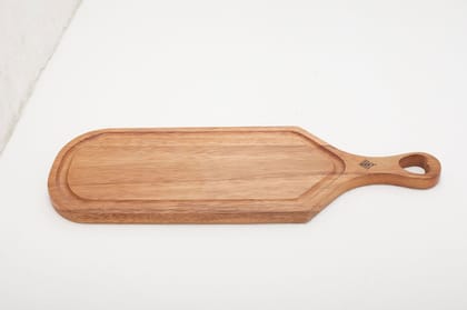 NATURALLYOURS Woodenwares Board Tray - Premium Wood Serving Platter, Rectangular Board for Serving & Chopping | Premium Home Quality (Rectangular (35.5 * 13 * 1.5 cm))