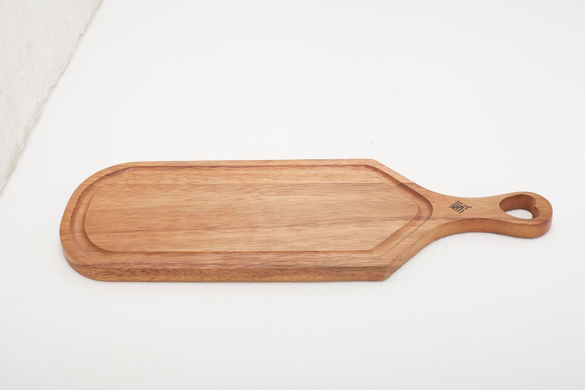 NATURALLYOURS Woodenwares Board Tray - Premium Wood Serving Platter, Rectangular Board for Serving & Chopping | Premium Home Quality (Rectangular (35.5 * 13 * 1.5 cm))