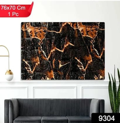 Wallpaper 3D Foam Wallpaper Sticker Panels (76 x 70 Cm / 1 Pc)