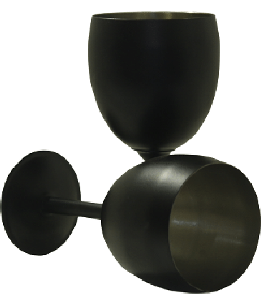 Dynore Stainless Steel 250 ml Wine Glasses