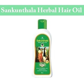 Sakunthala Herbal Hair With Gooseberry & Jasmine Buds Coconut Oil - (80ml)