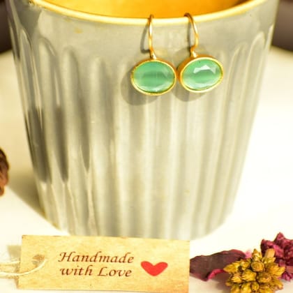 Aarohi Earrings Sea Green