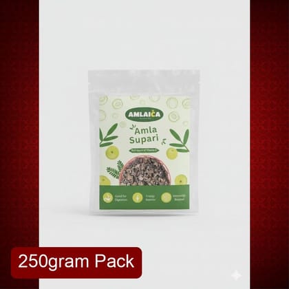 Amlaica Amla Supari (250g) | Rich Vitamin C & Digestive Aid | Natural Mouth Freshener