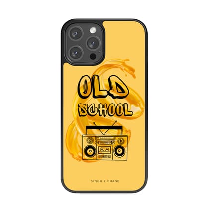 OLD SCHOOL VIBE Glass Phone Case