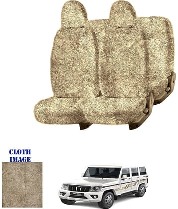 Mahindra Bolero 8S Beige 8 Seater Car Seat Cover