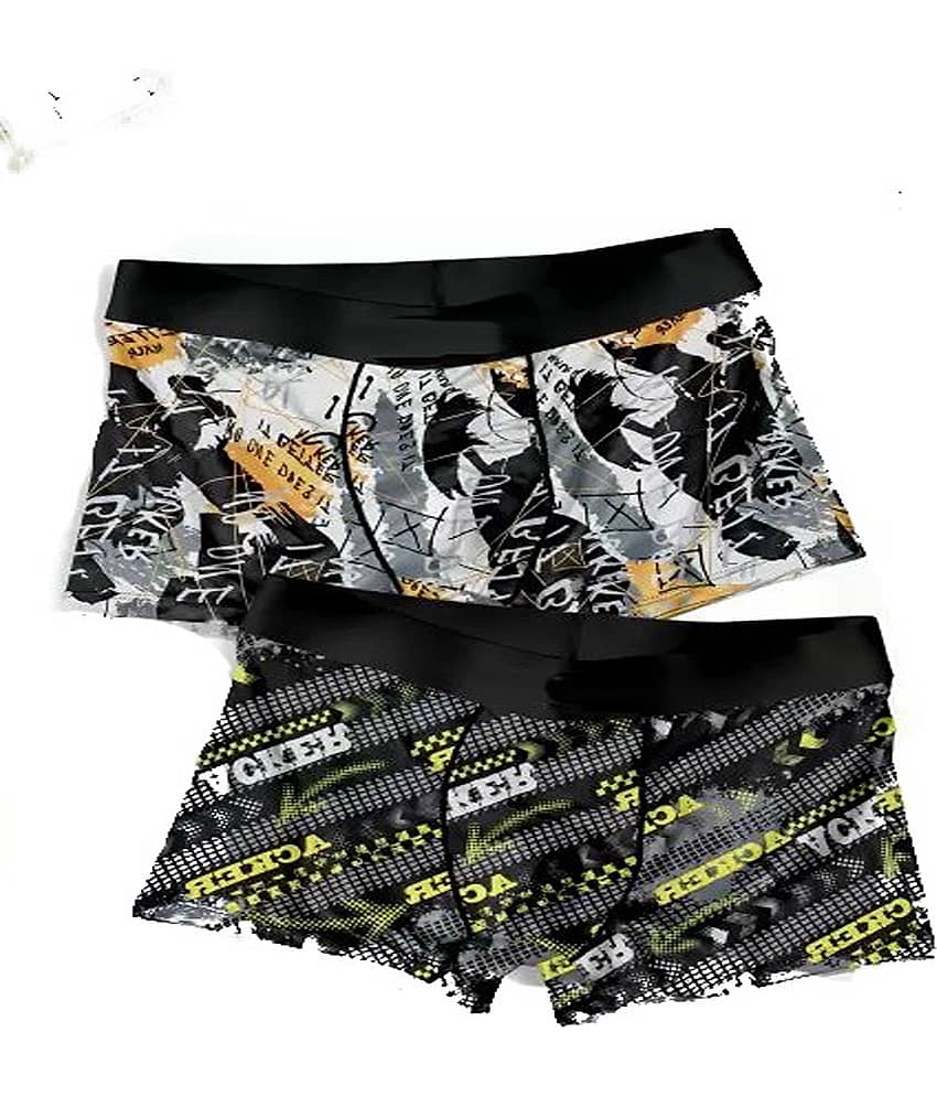 Cavenders Pack of 2 Nylon Trunks For Men's ( Multicolor )