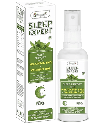 Vringra Sleep Spray - Sleeping Aid - Valerian Root Extract Spray Others 30 ml Pack of 1