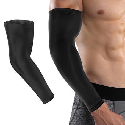 EZYFIT Imported Compression Arm Sleeves for Men & Women | UV Protection, Sweat-Wicking, Non-Slip Sports Sleeves for Gym, Running, Cycling & Outdoor Use EZYFIT Imported Compression Arm Sleeves for Men & Women | UV Protection, Sweat-Wicking, Non-Slip Sports Sleeves for Gym, Running, Cycling & Outdoor Use