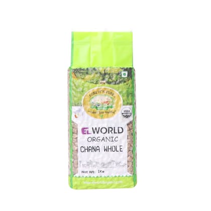 Elworld Agro & Organic Food Products Chana Whole 1Kg