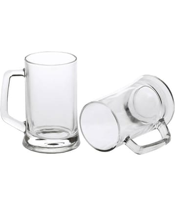 Somil Beer Mug Glasses Set,  400 ML - (Pack Of 2)