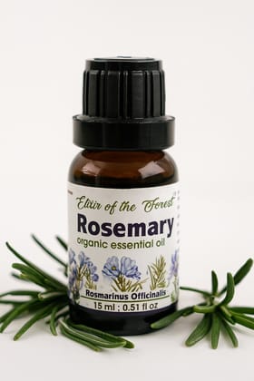 Elixir of the Forest Rosemary Essential Oil | 100% Pure & Natural, Steam Distilled Himalayan | DIY Hair & Beauty Blends, Aromatherapy, Diffuser & Massage Oil | 10 ml