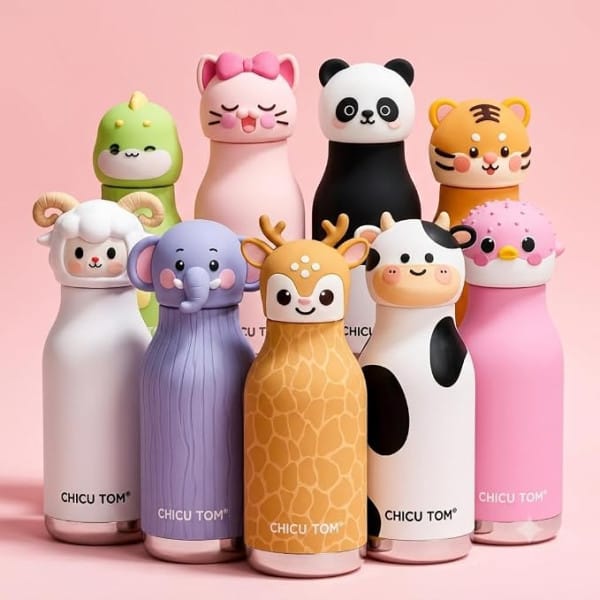 Wholesale Item - CHIKU TOM ANIMAL BOTTLE - MOQ 4 Pieces