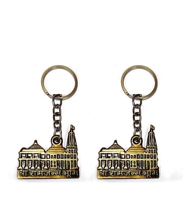 UJJi Metal Keychain ( Pack of 2 )