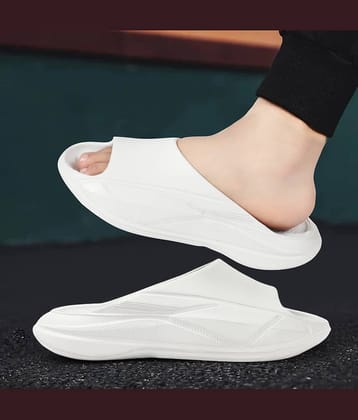 Sneakersvilla White Men's Slide Flip Flop