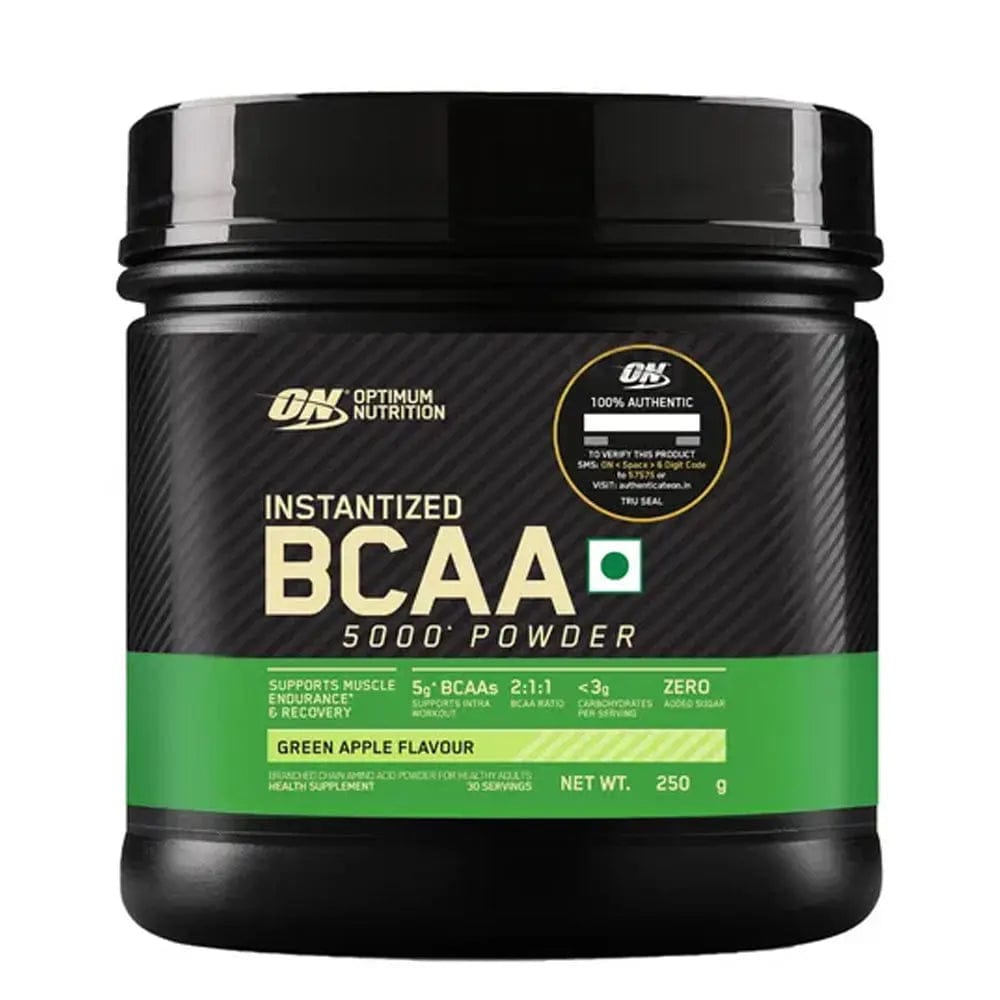 Optimum Nutrition Instantized BCAA 5000 Powder-30 Servings / Green Apple