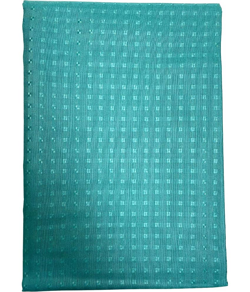 Maharaja Green Cotton Blend Men's Unstitched Kurta ( Pack of 1 )