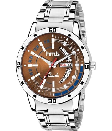 HMTe - Silver Metal Analog Men's Watch