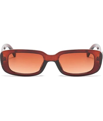 Kanny Devis - Brown Rectangular Sunglasses ( Pack of 1 )
