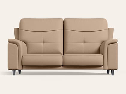 Opulence 2 Seater Synthetic Leather Sofa (1-Year Warranty, Solid Wood, Camel) Opulence 2 Seater Synthetic Leather Sofa (1-Year Warranty, Solid Wood, Camel)