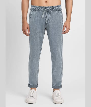 plounge Regular Fit Solid Men's Jeans - Light Grey ( Pack of 1 )