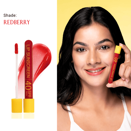 Lip Gloss with SPF 40 PA+++-Redberry