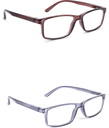 Hexxa Rectangle Full Rim Reading Glasses