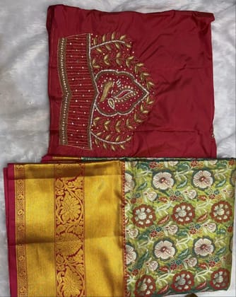 Pattu Saree with Blouse