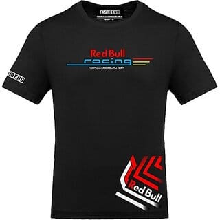 FastB Men Typography Round Neck Black T-Shirt