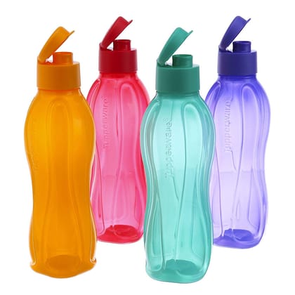 Tupperware Flip Top 750 ml Water Bottle Set Of 4 Tupperware Flip Top 750 ml Water Bottle Set Of 4 - Default Title