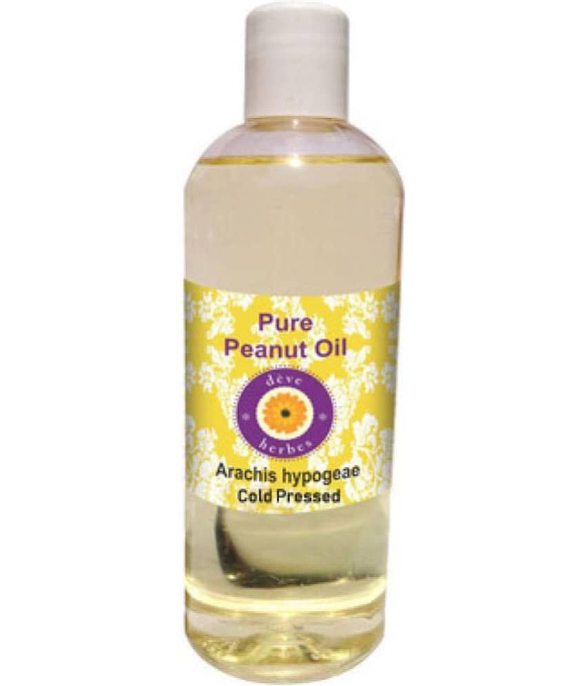 Deve Herbes Pure Peanut (Arachis hypogeae) Carrier Oil 200 ml