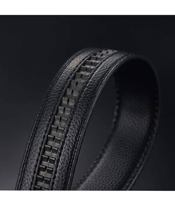 Clock21 - Black Leather Men's Formal Belt ( Pack of 1 )