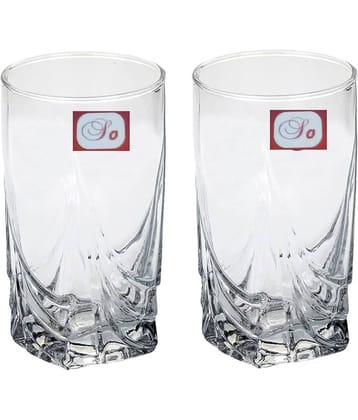 Somil Water/Juice  Glasses Set,  300 ML - (Pack Of 2)