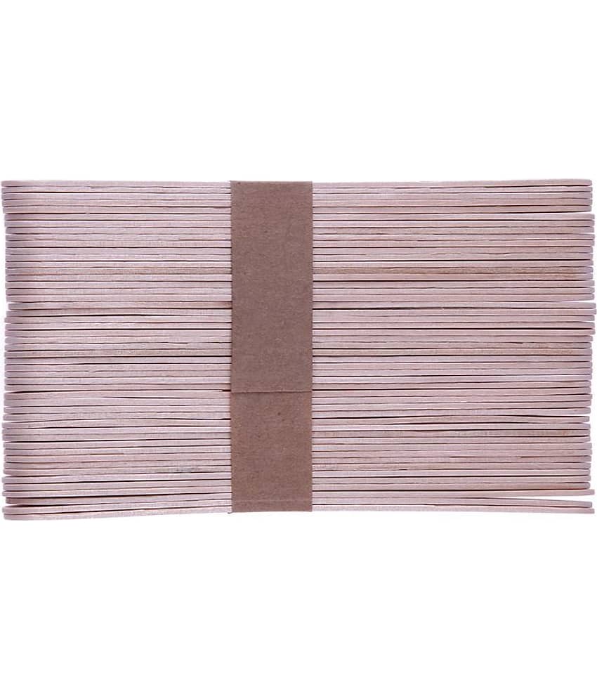 50pcs Wax Hair Removal Sticks Disposable Tongue Depressor Facial Mask Stick